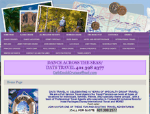 Tablet Screenshot of danceacrosstheseas.com